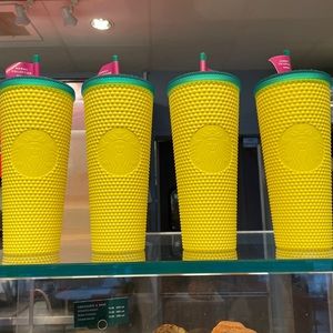 Starbucks 2020 pineapple studded tumbler